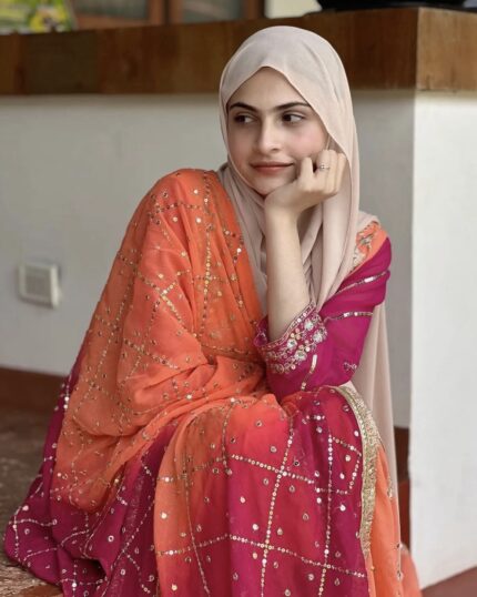 ROYAL SUNSET GOWN WITH DUPPATTA