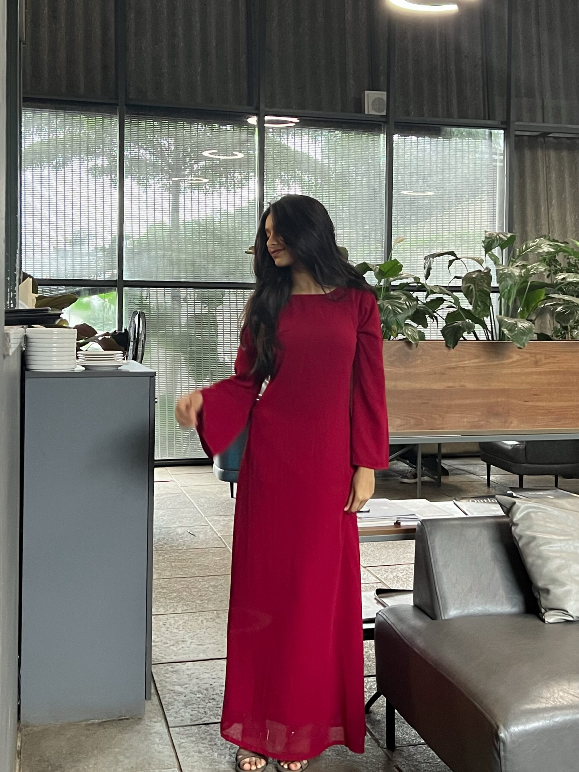 img_1003 RUBY GAZE MODEST GOWN - Image 1