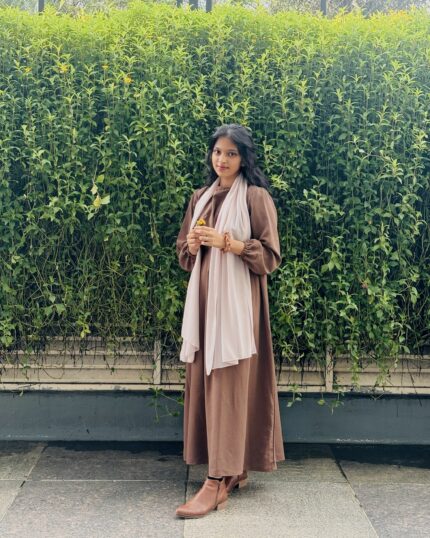 COCOA MODEST CROSS BELT GOWN